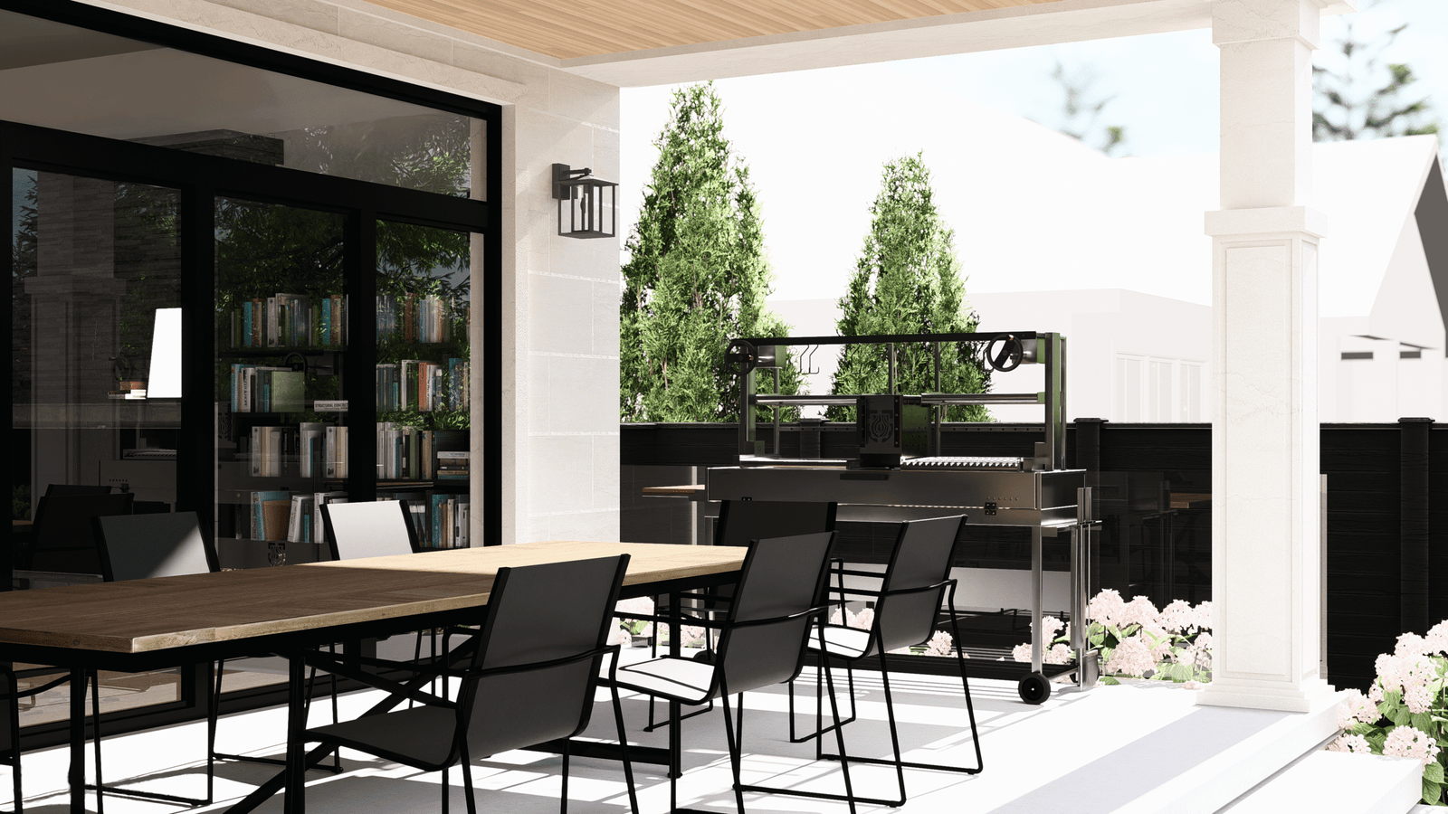 Full backyard landscape Burlington Ontario
